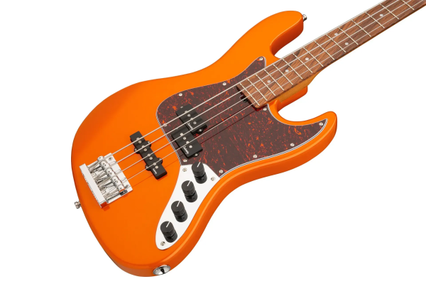 Preview: Sadowsky MetroExpress 21-Fret Hybrid P/J Bass, Morado Fingerboard, 4-String - Solid Candy Apple Orange Metallic High Polish